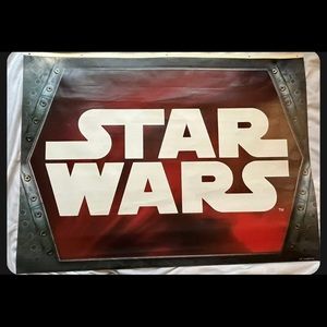 STAR WARS VINYL WALL HANGING- RARE VINTAGE